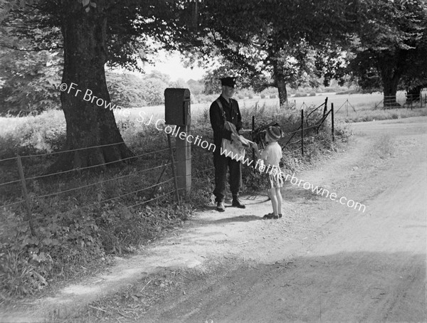 CHILD WITH POSTMAN